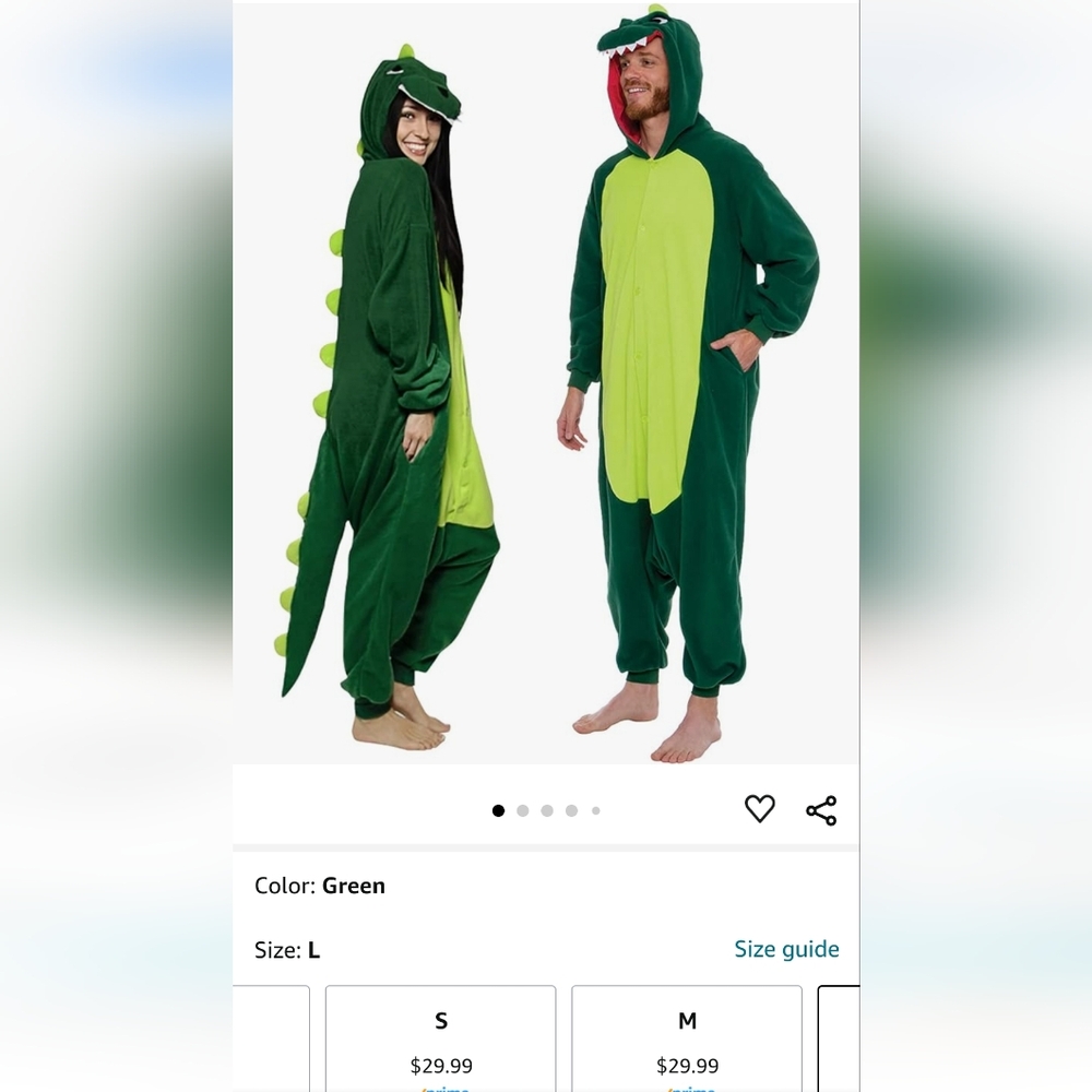 Dragon/Dinosaur costume/pj/onesie